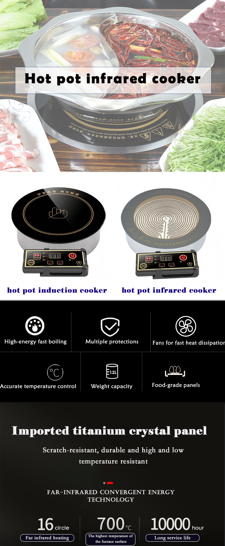 fashion wholesale price infrared cooktop electric ceramic cooker