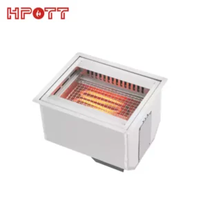 Korean style square barbecue grill