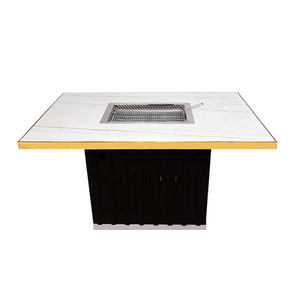 4 Persons Korean Japanese BBQ Grill Table Custom Manufacturer HPOTT