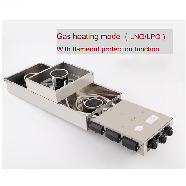 Built In Table Gas Korean Bbq Grill For Commercial HPOTT