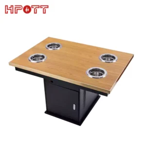Korean BBQ Grill Table Hot Pot Table Manufacturer