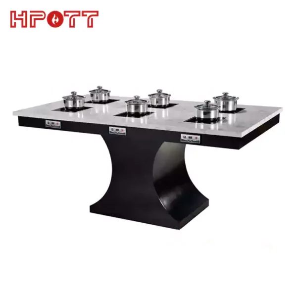 hot pot table with induction cooker diy electric hot pot table