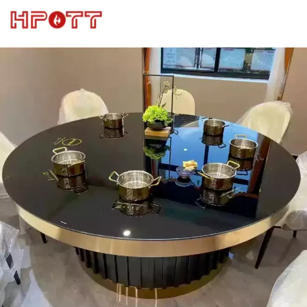 Mini hot pot table