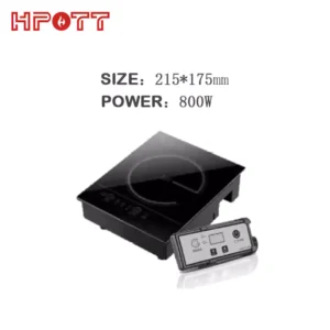 800w wire control mini induction cooker for rotating hot pot tables