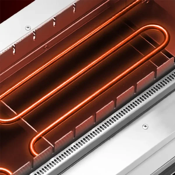 Barbecue rotatif automatique pour restaurant commercial, barbecue rotatif à 360 degrés en acier inoxydable