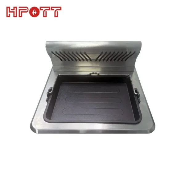 square single person bbq grill