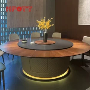 large round dining table seats 12